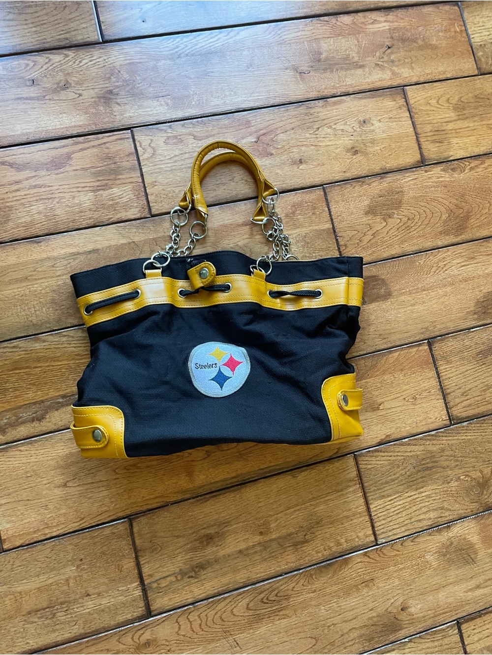Pittsburgh Steelers  Women's Shoulder Bag with Chain Handles